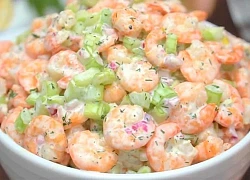 3 cách làm salad tôm cần tây vị ngon ngất ngây đơn giản tại nhà