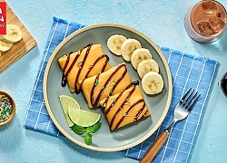 Bánh crepe kem chuối