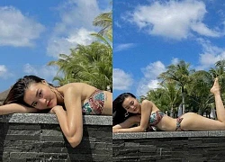 Bất chấp việc tăng cân vì ăn Tết, Lan Ngọc vẫn "đốt cháy" bao ánh nhìn bằng vòng 3 bốc lửa