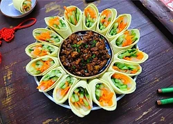 Có món cuốn nhiều rau ngon thế này thì nhất định phải làm ngay để chống ngán sau Tết thôi chị em ơi!