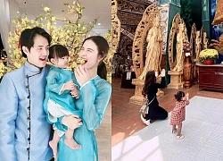 Con gái Đông Nhi bị bố "chọc quê" vì tướng xin lì xì