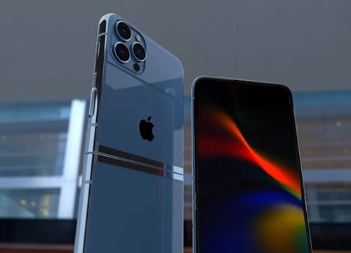 Concept iPhone Flip xuất hiện, vượt Galaxy Z Flip 3 ngoạn mục