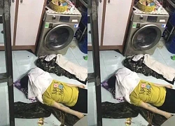 Hai mẹ con tử vong bất thường, con nằm trong máy giặt