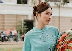 Khả Ngân khoe nét đẹp nhẹ nhàng trong bộ ảnh áo dài
