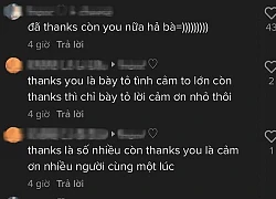 Nữ sinh "làm màu" giải thích từ Tiếng Anh "Thank You", đọc giải nghĩa mà giận tím người