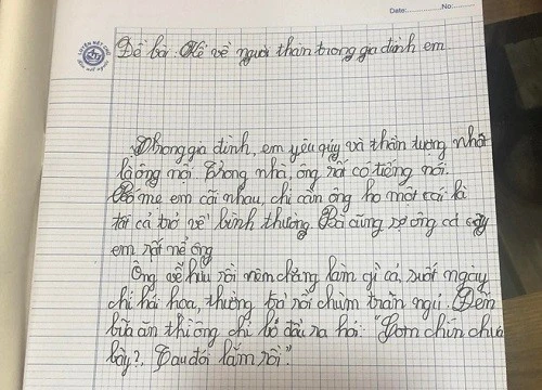 Bài văn tả ông nội "quyền lực" khiến dân mạng cười ngất: Ông chỉ cần "ho" một cái là phải đâu vào đấy ngay