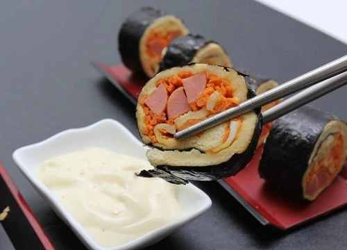 Cách làm Kimbap nướng/gimbap nướng