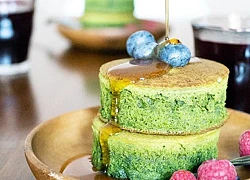 Công thức matcha pancake dáng cao nhìn là muốn... cắn