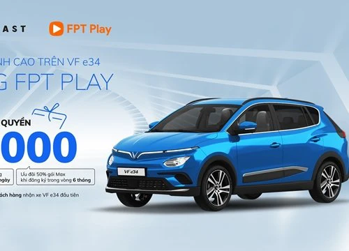 Khám phá kho giải trí đa dạng nội dung trong ứng dụng FPT Play trên VinFast VF e34