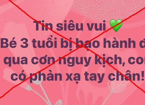 MXH đưa tin: Bé 3 tuổi bị bắn đinh vào đầu đã qua cơn nguy kịch - Sự thật ra sao?