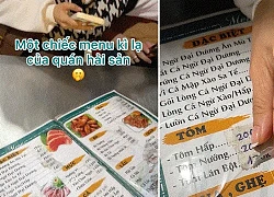 Phát hiện quán ốc có chiếc menu rất kỳ lạ: Giá món bị dán đè lên, khi bóc ra thì "ngã ngửa" trước sự thật