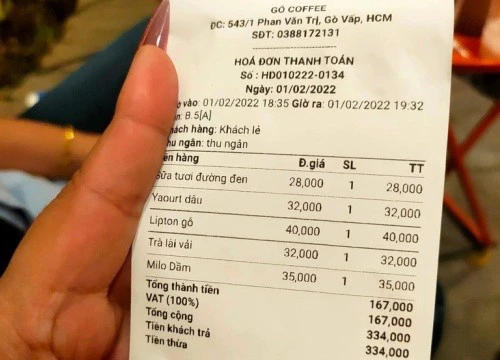 Quán cà phê thu thuế VAT 100% dịp Tết: Chủ quán nói về khoản thu "lạ"