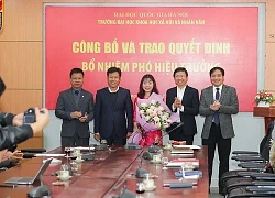 Trường ĐH Khoa học Xã hội và Nhân văn có thêm Phó Hiệu trưởng là nữ