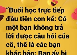 Học trên trường nhưng vẫn "đam mê" học online, cậu nhóc buột miệng nói 1 câu làm giáo viên cười đau bụng