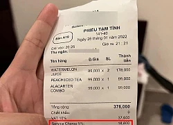 Quán nước đình đám ở Vũng Tàu bị khách tố có kiểu phụ thu Tết "hiểu chết liền": Mùng 2 tính 5%, mùng 7 thì lên 10%?