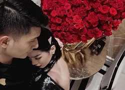 Lệ Quyên ghì chặt Lâm Bảo Châu trong đêm Valentine, còn gọi bạn trai 1 tiếng "chồng"