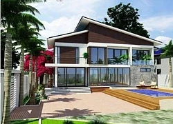 Nhà ống mái Thái 5x20m ở đô thị đẹp không tì vết nhờ thiết kế thông minh