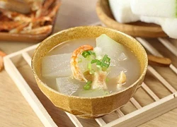 Cách nấu canh bí đao tôm khô ngọt mát