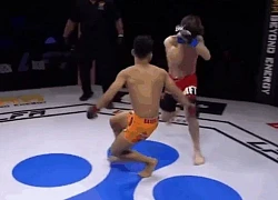 Clip: Võ sĩ gốc Việt tung cú đấm xoay mãn nhãn hạ knock out đối thủ