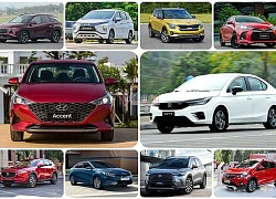 Top 10 xe bán chạy tháng 1/2022: Accent, City vượt mặt Corolla Cross