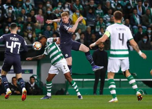 Vùi dập chủ nhà Sporting CP, Man City chắc suất tứ kết Champions League