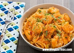 Bửa sáng hấp dẫn với Spaghetti xốt tôm