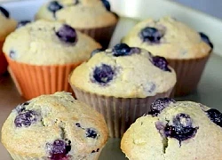 Cách làm muffin việt quất yến mạch thơm ngon, đơn giản, dễ làm