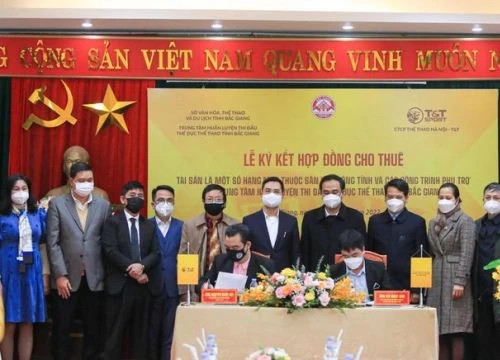 Hà Nội T&T và tỉnh Bắc Giang chung tay làm bóng đá trẻ