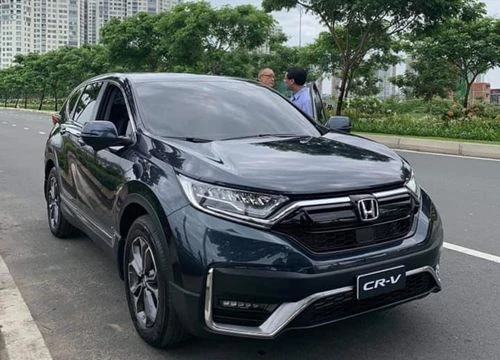 Sau khi hưởng 'ưu đãi kép' Honda CRV có mức giá lăn bánh đáng mong chờ