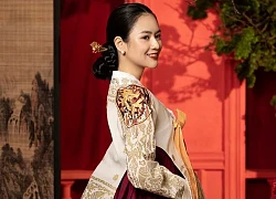 Việt Hoa hóa tiểu thư khuê các khi mặc trang phục hanbok