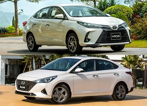 Vios, Accent hay City bán chạy nhất phân khúc sedan hạng B trong tháng qua?