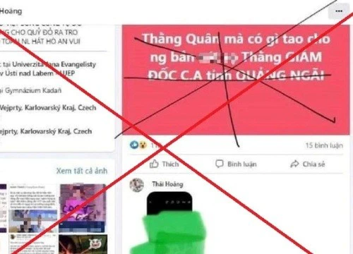 Đối tượng ở nước ngoài lên facebook dọa bắn Giám đốc Công an Quảng Ngãi