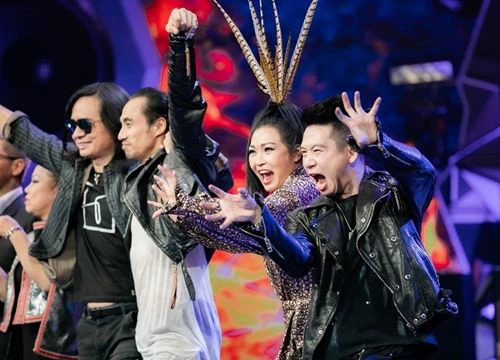 Loạt ảnh hài hước, bùng cháy của Phương Thanh, Siu Black và dàn HLV Rock Việt