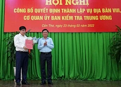 Ủy ban Kiểm tra Trung ương thành lập Vụ Địa bàn VIII tại Cần Thơ