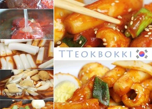 Bánh gạo (Tteokbokki) món ngon xứ Kim chi