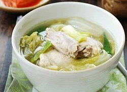 Canh gà cải thảo