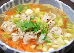 Canh thịt heo rau củ