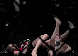 Clip: Phi thân nhanh như chớp, đả nữ MMA hạ gục đối thủ trong 12 giây