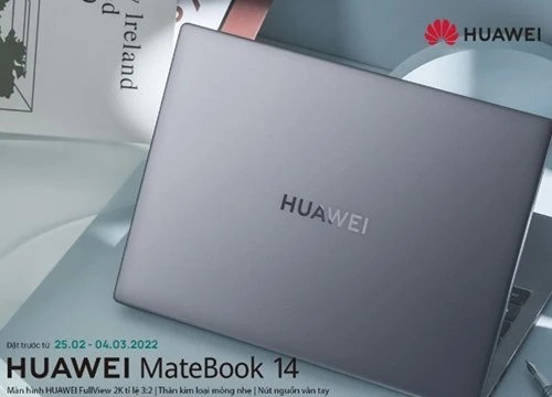 Huawei cho đặt hàng MateBook 14 và MateBook D15: nhiều quà tặng và ưu đãi hấp dẫn