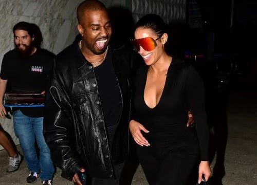 Kanye West đi chơi cùng người mẫu giống Kim Kardashian