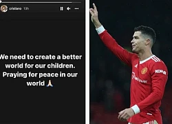 Ronaldo đăng thông điệp phản đối Nga tấn công Ukraine