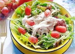 Salad nho gà sữa chua