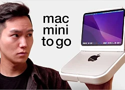 Ghét laptop, anh chàng này "độ" lại Mac mini để mang đi mang lại cho gọn