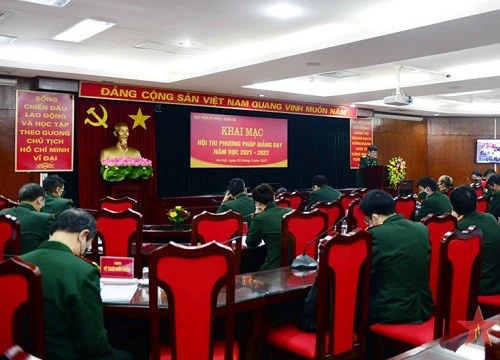 Học viện Kỹ thuật quân sự khai mạc hội thi phương pháp giảng dạy