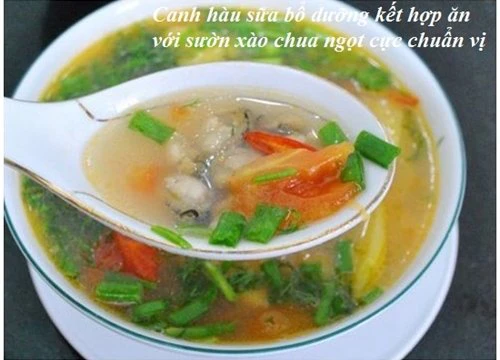 Sườn xào chua ngọt ăn với canh gì