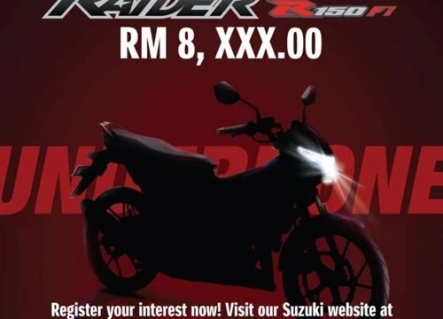 Suzuki nhận đặt hàng cho Suzuki Raider R150Fi kapchai 2022