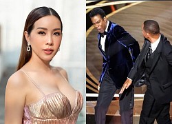 1 hoa hậu Vbiz "vỗ tay" cho cú tát của Will Smith trên sân khấu Oscar: "Không chỉ tôi, khá nhiều phụ nữ sẽ vỗ tay cho người đàn ông tuyệt vời này"