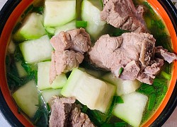 Cách nấu canh bầu hầm xương ngon, ngọt nước cho gia đình