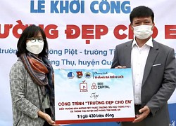 Khởi công công trình 'Trường đẹp cho em' tại Thông Thụ (Quế Phong)