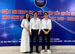 Tuyên Quang có hai học sinh trường chuyên đạt giải Ba cuộc thi KHKT quốc gia